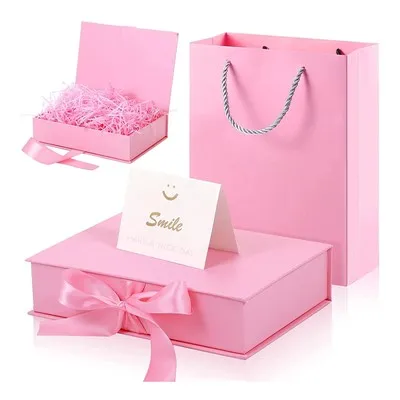 Caixa de presente surpresa com borboletas